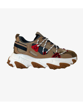 Javi Mens Chaos Beige Sneakers Size 8